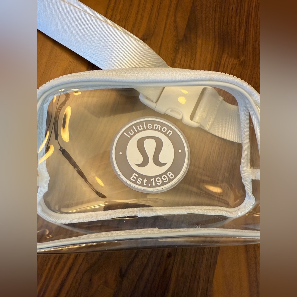 LULULEMON 1L CLEAR BELT BAG - Like New!